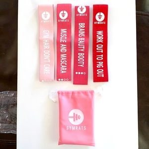 Fun GYMRATS Stretch Bands New!